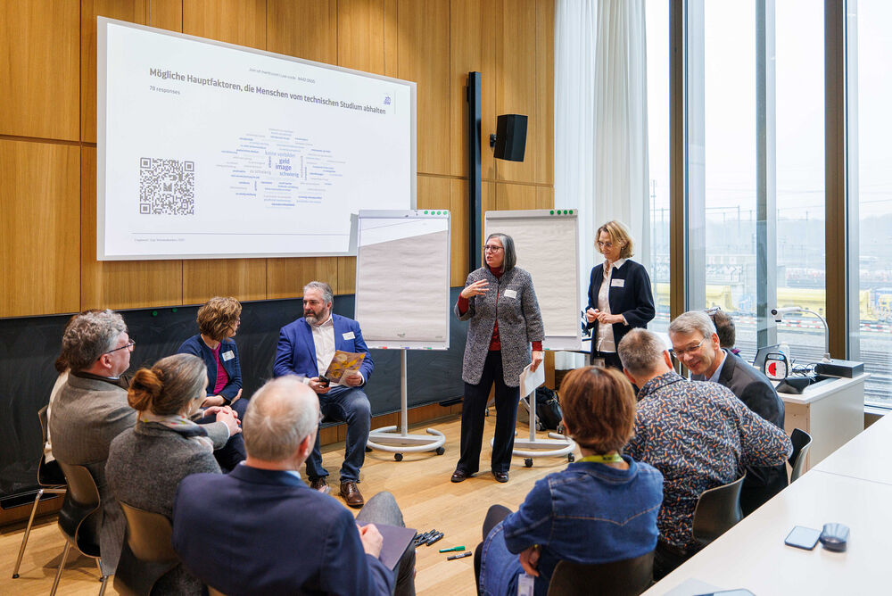 Am Netzwerkanlass vom 6. Februar 2025 fanden zahlreiche interdisziplinäre Workshops der Partner statt. (Foto: Nicolas Zonvi)